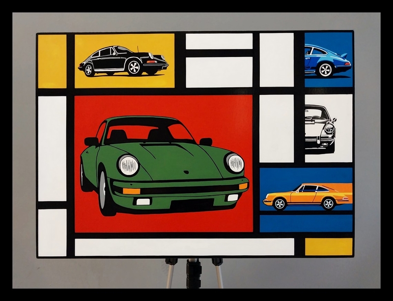 Quadro Pop Art Car