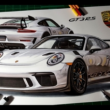 2019 Porsche 911 GT3 RS Artwork Drawing - The Cartist