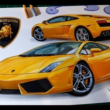 2009 Lamborghini Gallardo LP560-4 Artwork Drawing - The Cartist