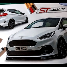 2020 Ford Fiesta ST Artwork Drawing - The Cartist